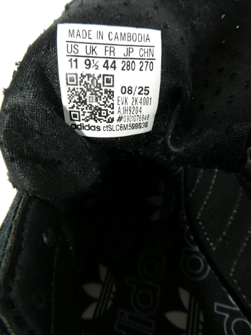 Adidas Women’s SL 72 OG IH9204 Black White Red Size 11 Retro Running Sneaker